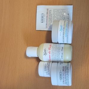 Kiehls 5pcs sample body and skincare
